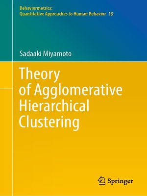 cover image of Theory of Agglomerative Hierarchical Clustering
